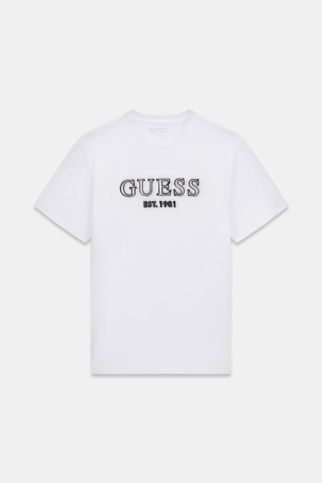 Camiseta logo bordado