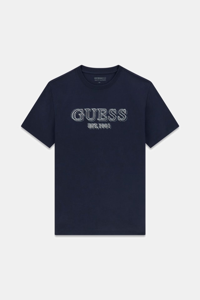 Camiseta logo bordado