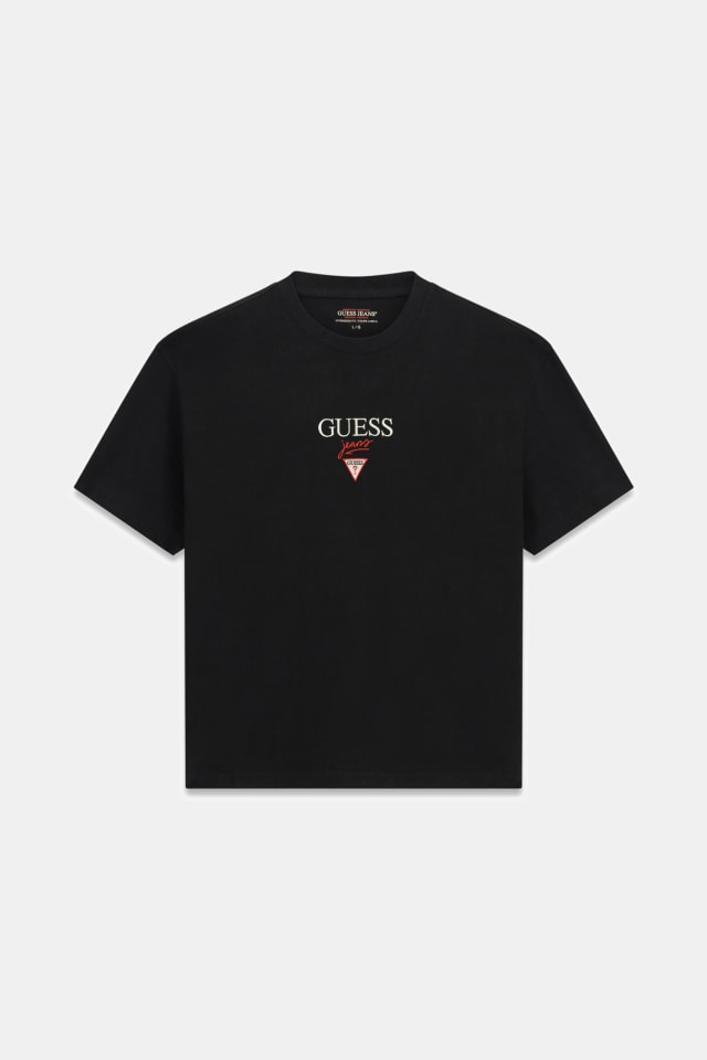 Camiseta com estampa de logo