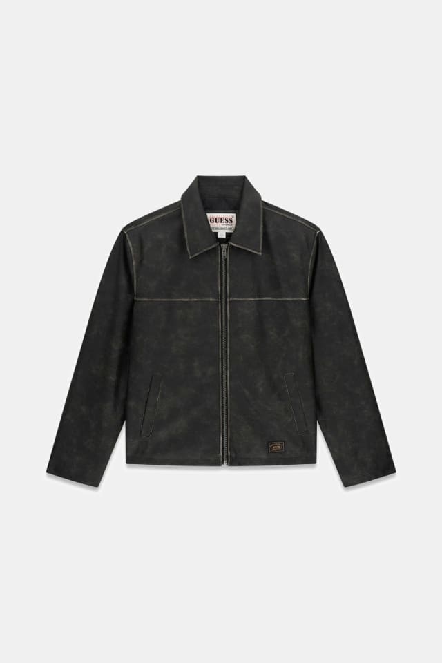 Chaqueta de cuero sintético