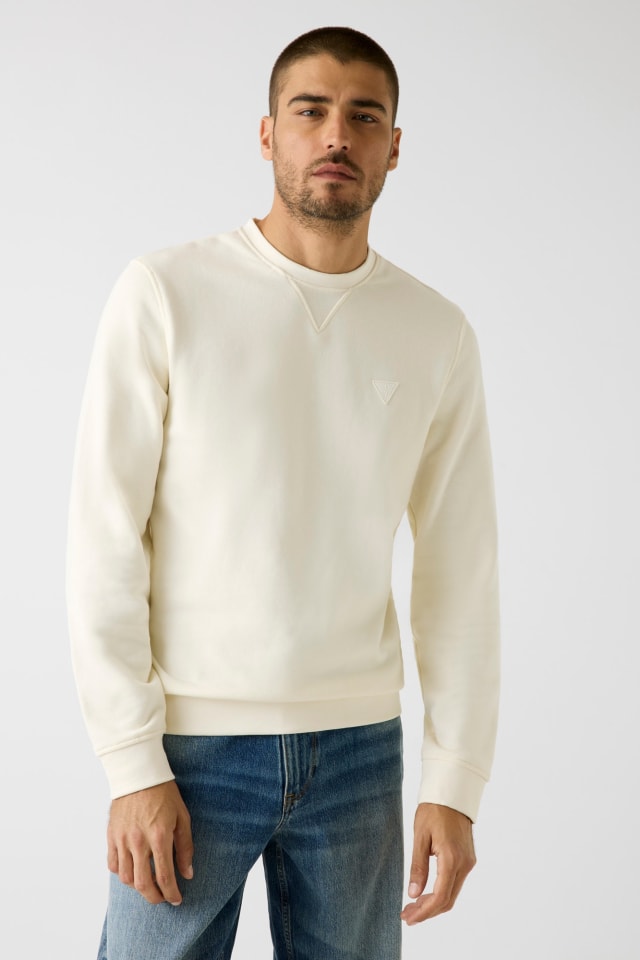 Sweatshirt met logo patch