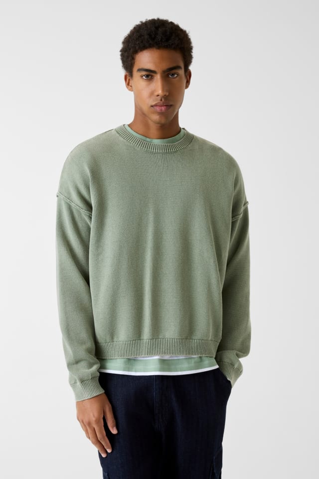 Pullover mit regul&auml;rer Passform