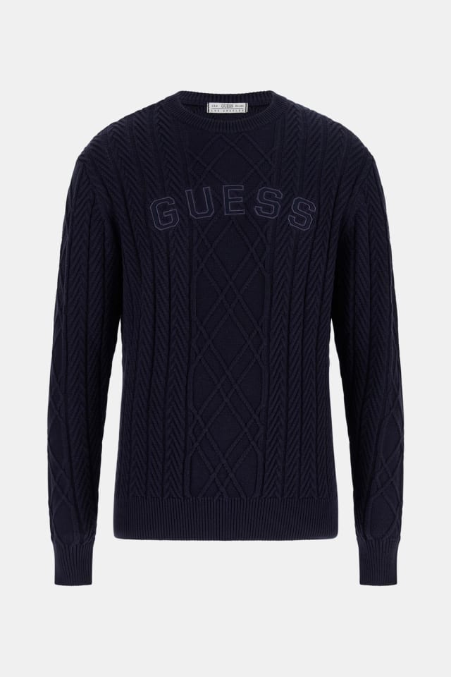 Kabelstrickpullover