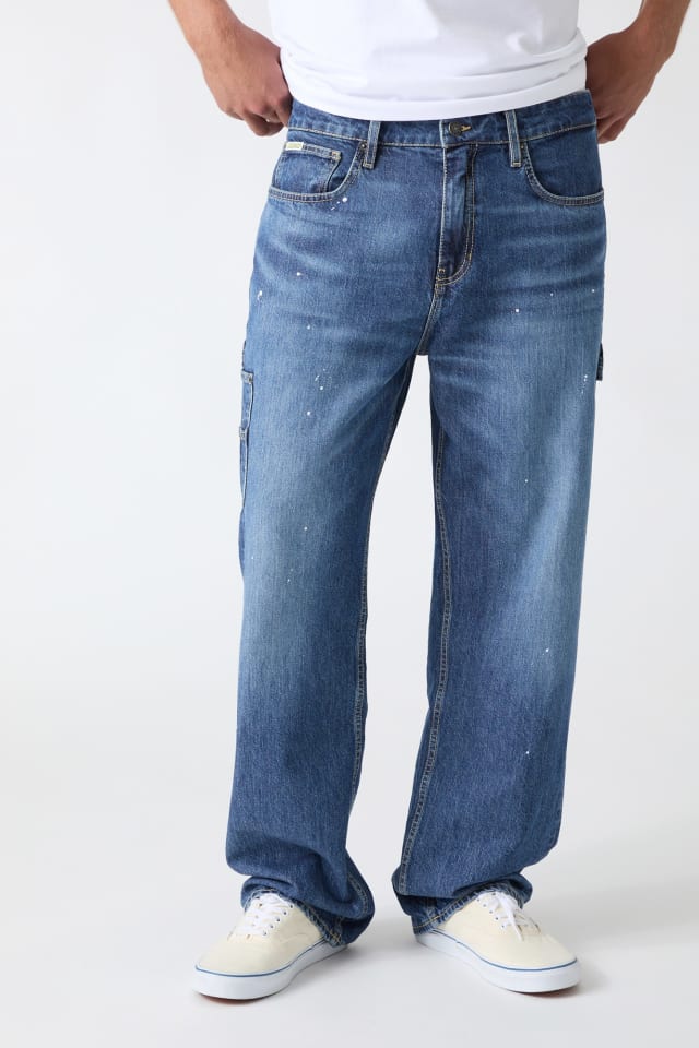 GJ X Minions jeans de carpintero