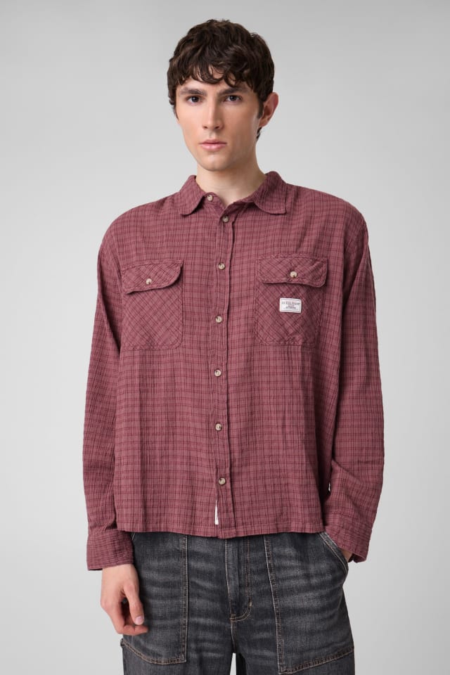 Camisa estampada com corte boxy