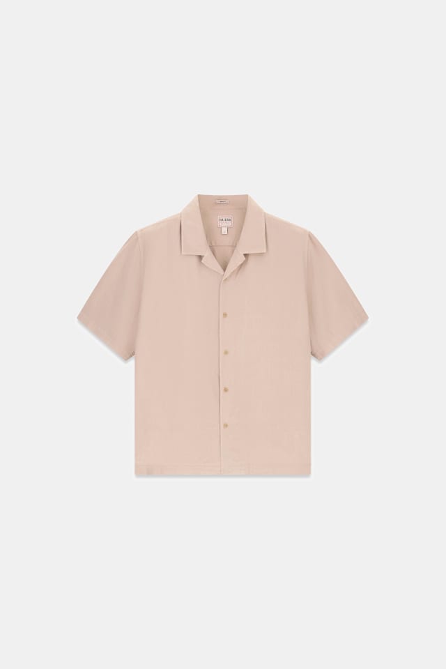 Camisa de mezcla de lino