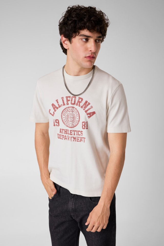 Camiseta con logo estampado