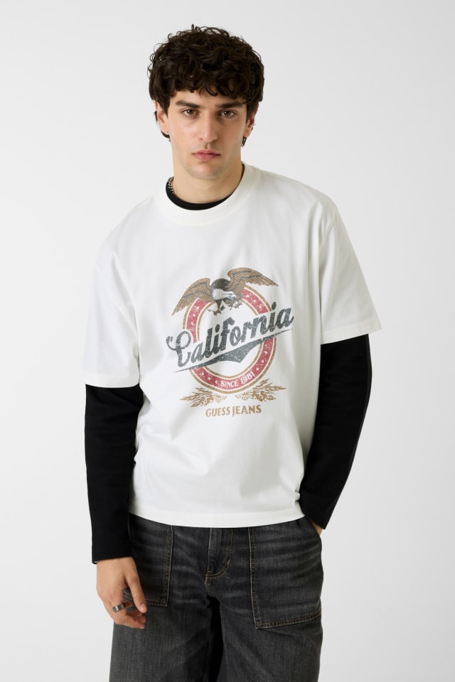 Camiseta estampada oversize