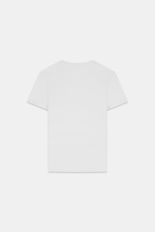 T-shirt de mistura de algodão