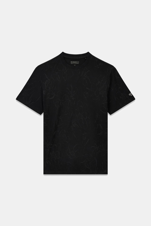 T-shirt em mistura de algodão