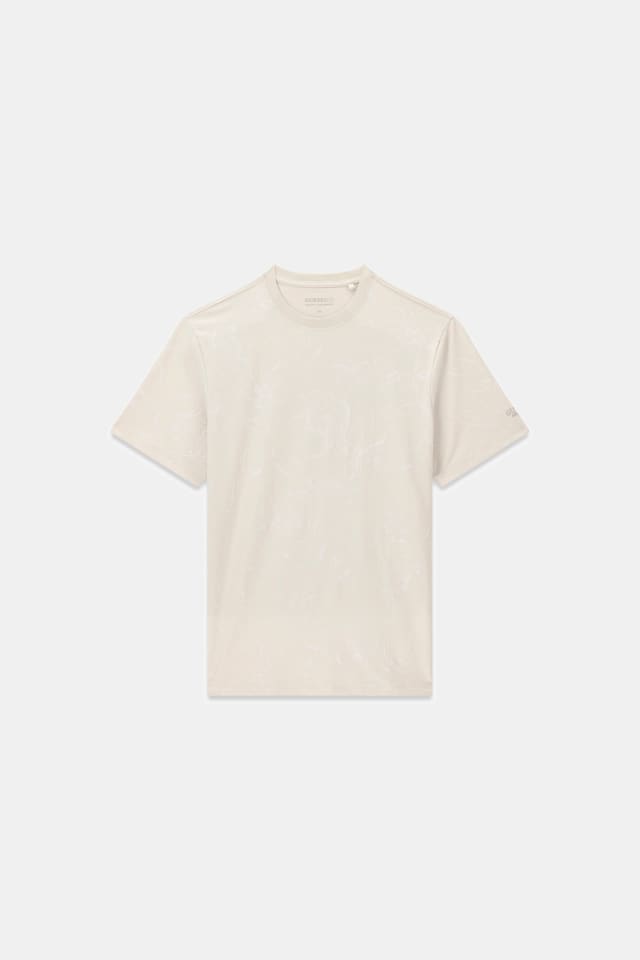 T-shirt em mistura de algodão