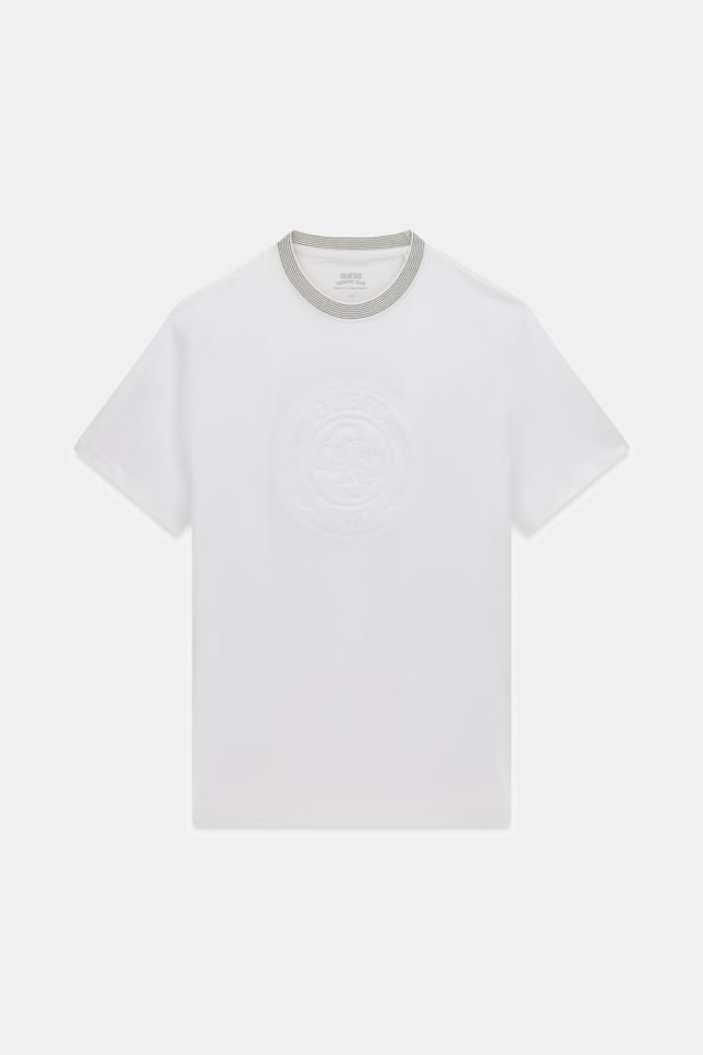 T-shirt com logo bordado