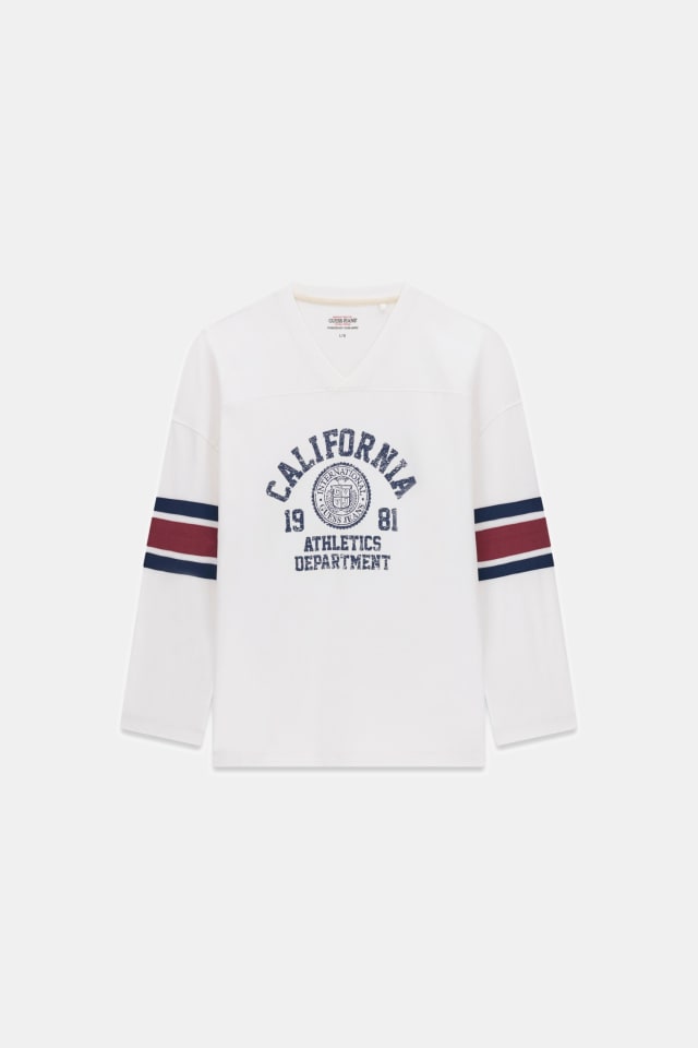 Camiseta de manga larga estampada