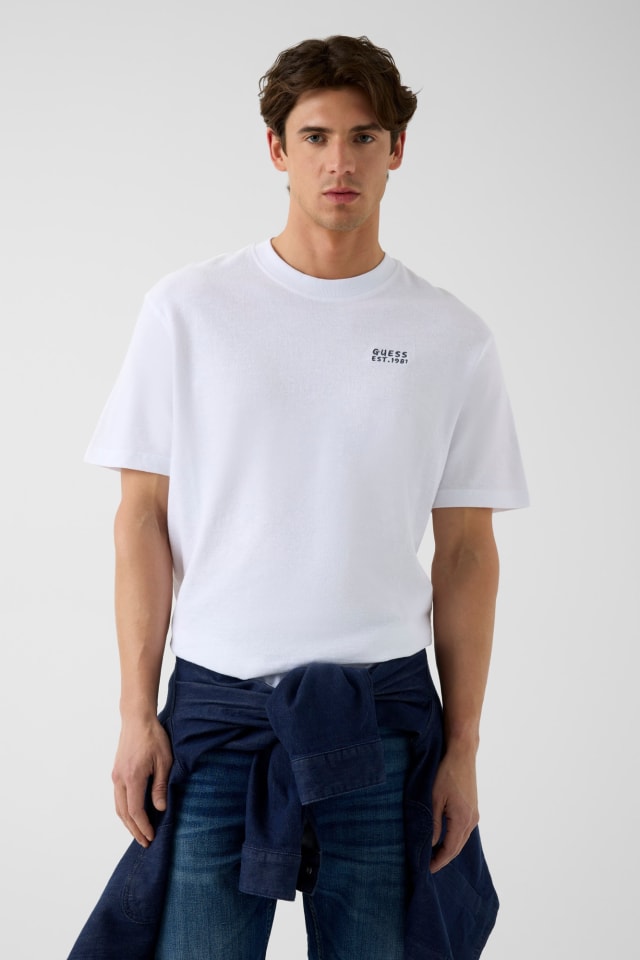 T-shirt com logo oversized