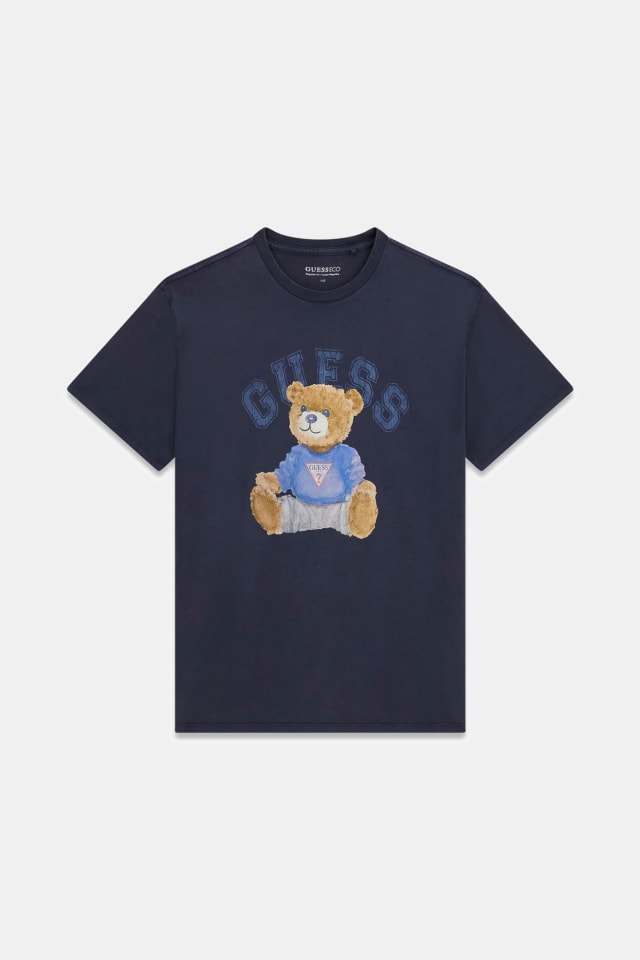 Camiseta com urso de pelúcia
