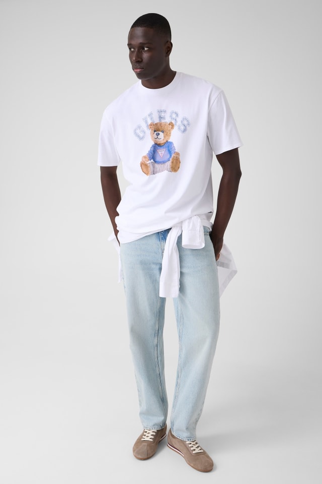 Camiseta con oso de peluche