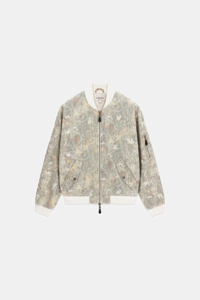 Chaqueta bomber de camuflaje
