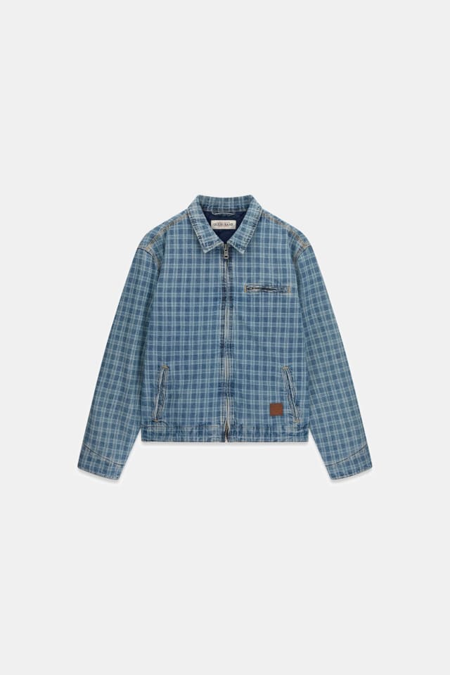 Chaqueta vaquera estampada