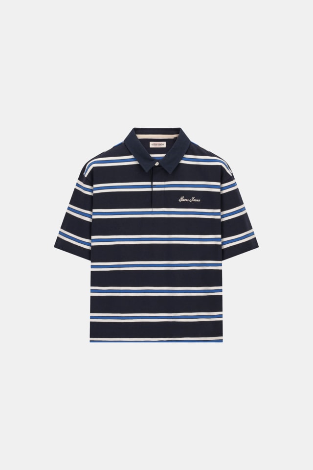 Polo de punto a rayas