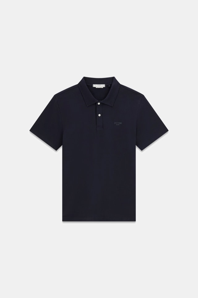 Polo com logo bordado