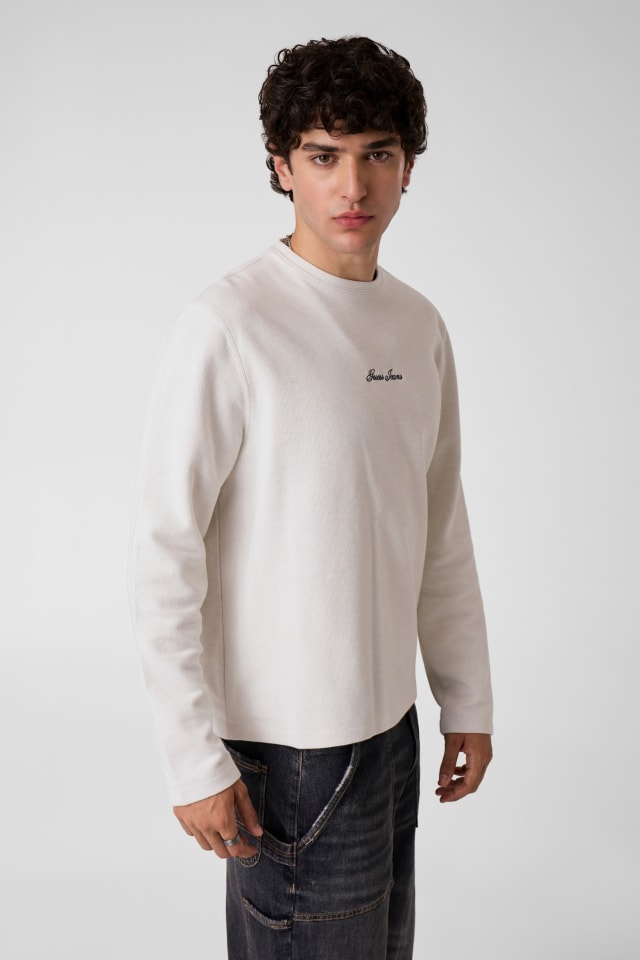Camiseta de manga larga con logo