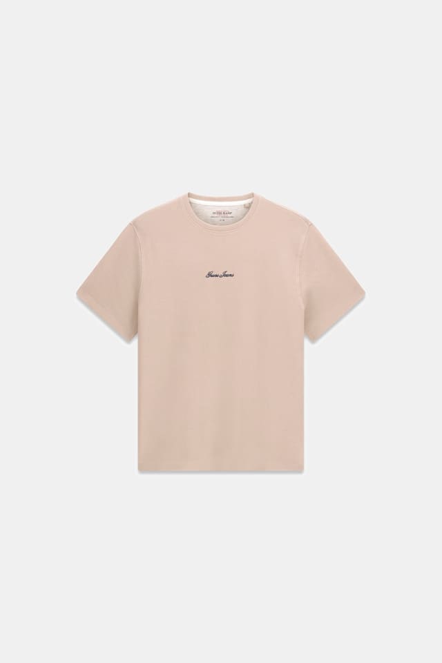 Camiseta con logo bordado