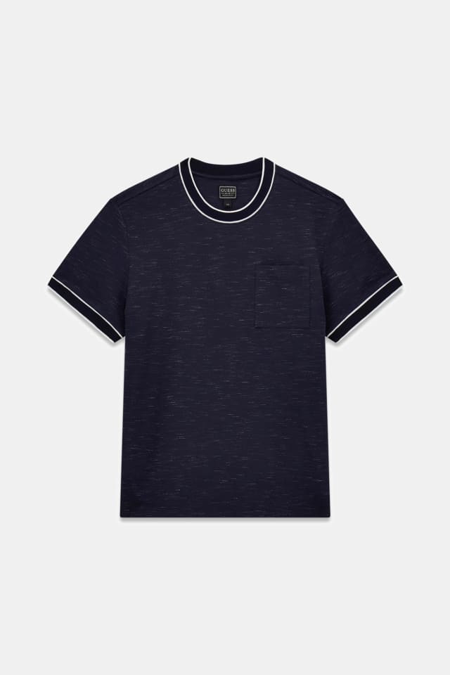 T-shirt de mistura de algodão