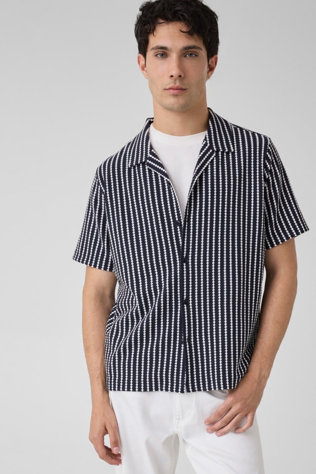 Camicia jacquard