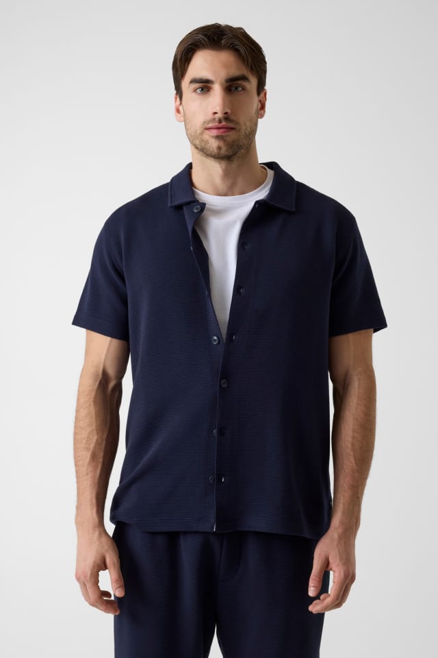 Viscose-mix overhemd
