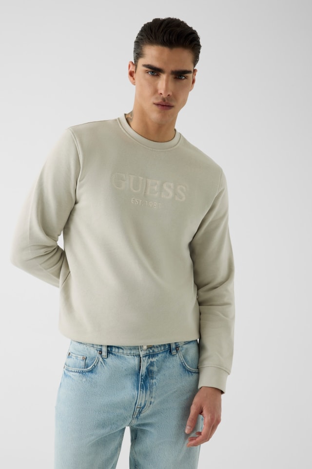 Sweatshirt com logo bordado