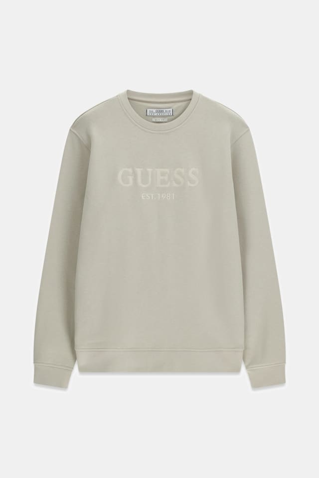 Sweatshirt com logo bordado