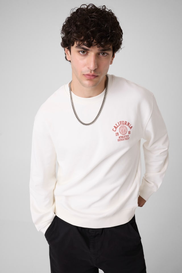 Sweatshirt com logo impresso