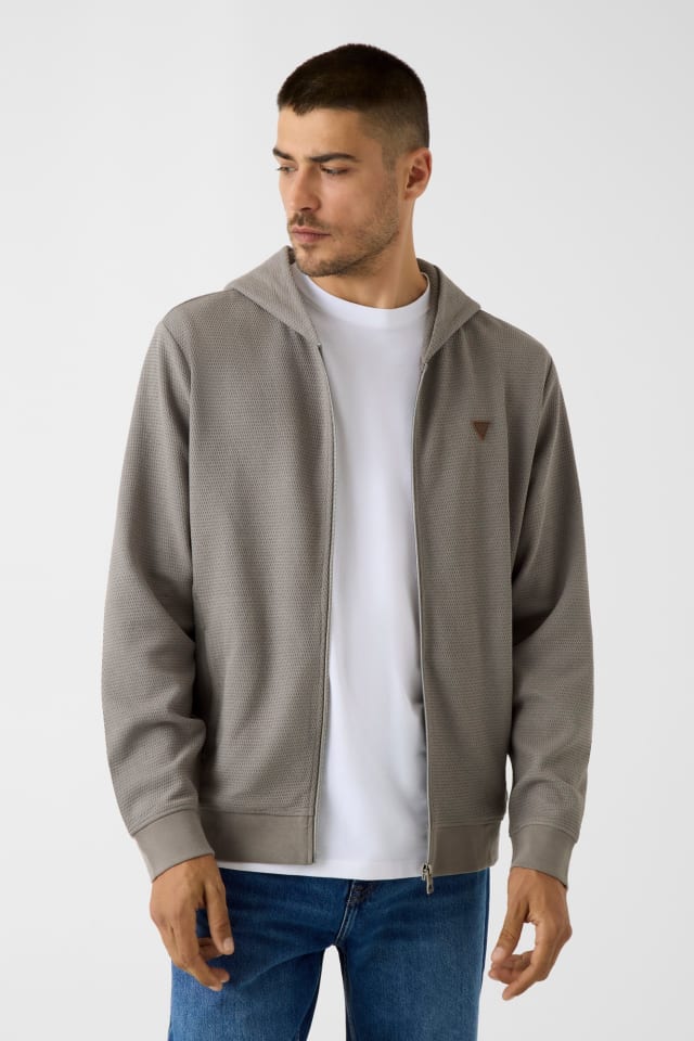 Sudadera con parche de logo