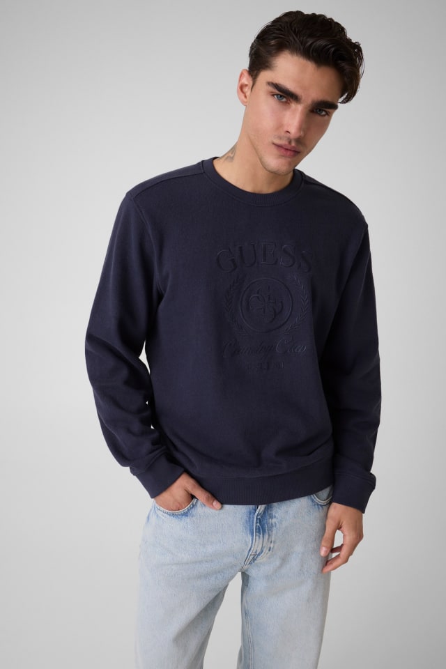 Sudadera con logo bordado