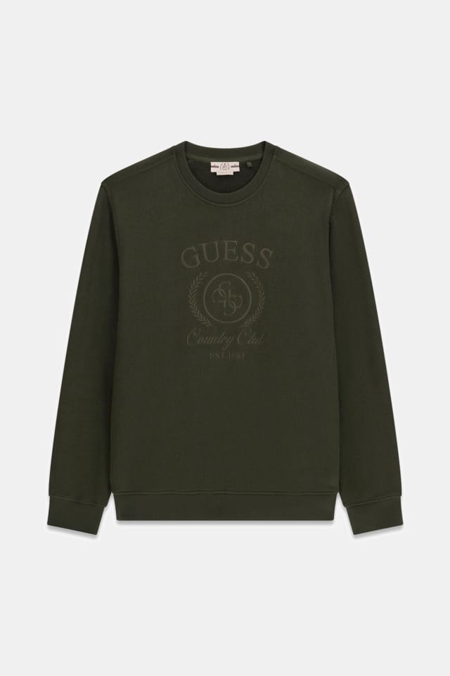 Sweatshirt com logo bordado