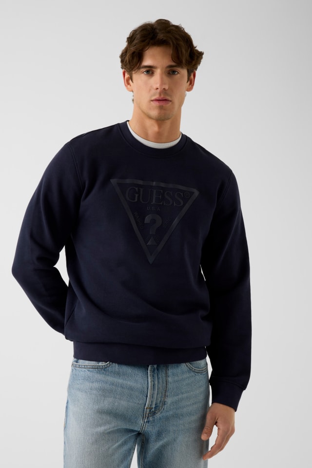 Sweatshirt com logo bordado