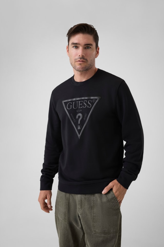 Sudadera con logo bordado