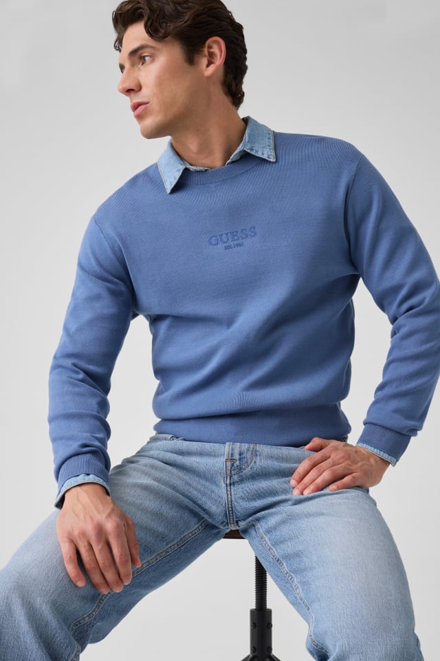 Pullover mit gesticktem Logo