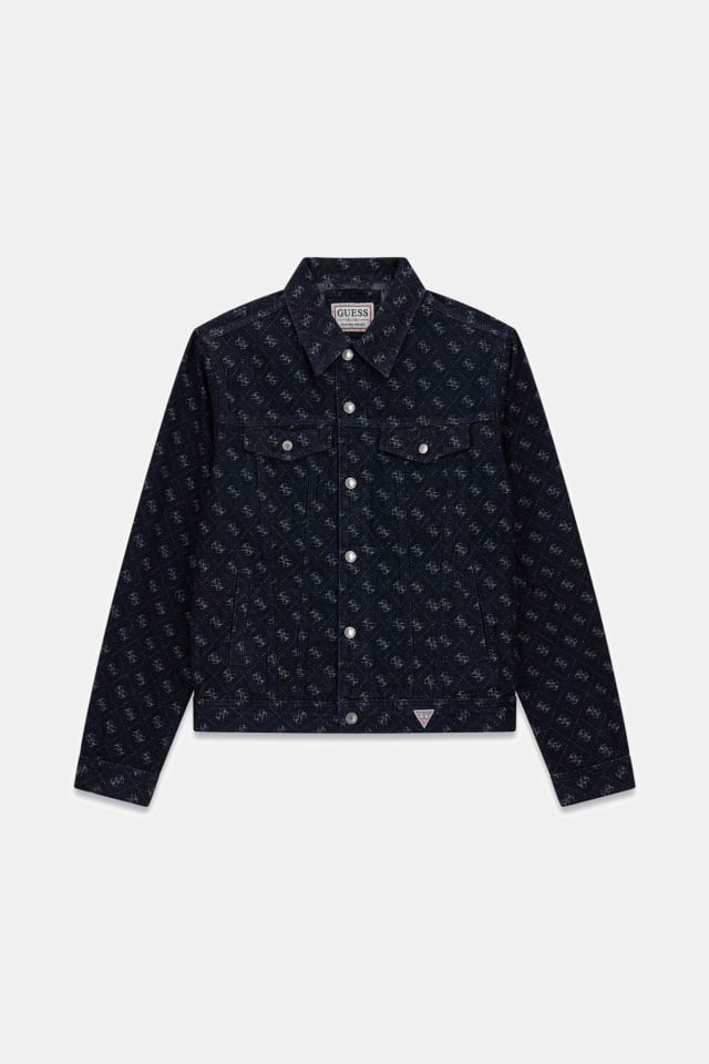 Jaqueta jeans jacquard