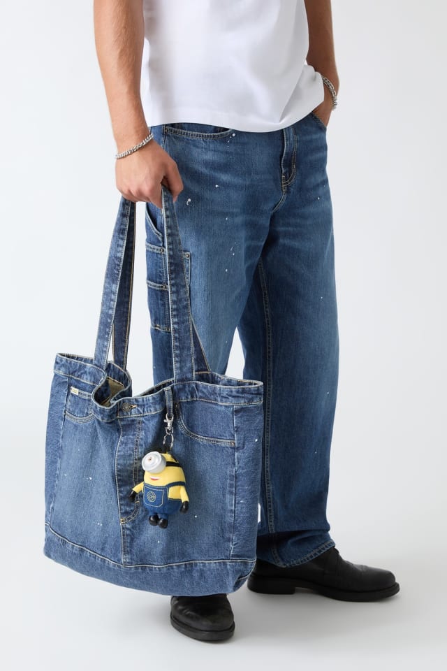GJ X Minions Bolsa Tote de Denim