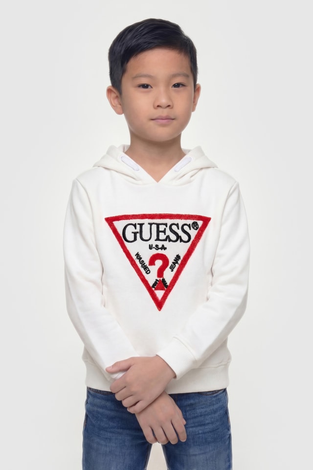 Sweatshirt com logo triângulo