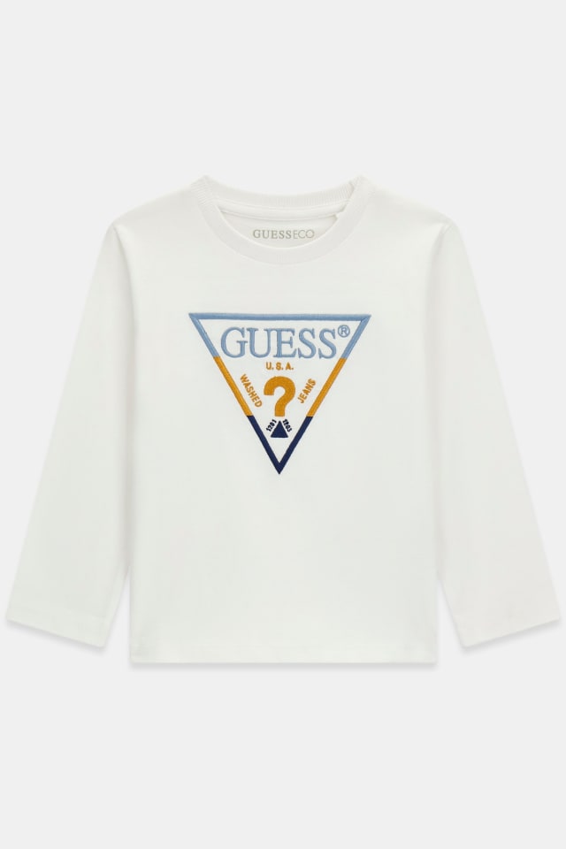 T-Shirt mit besticktem Logo