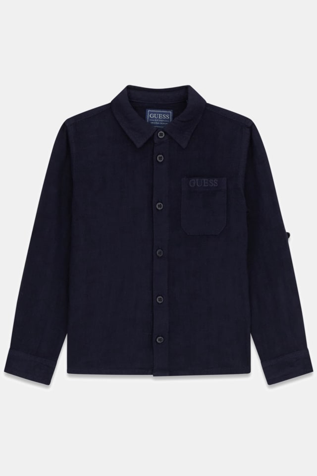 Camisa de mistura de linho