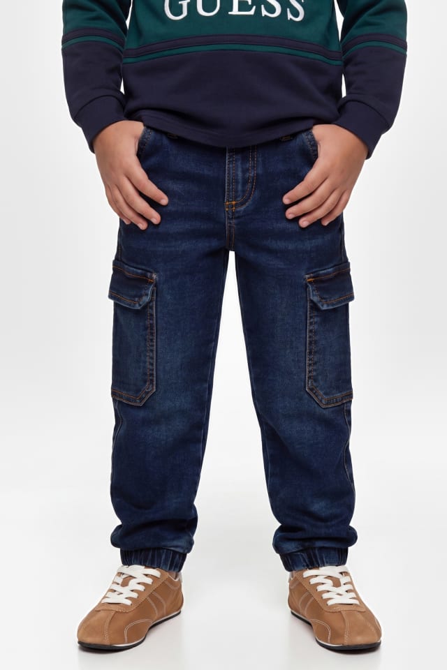 Pantalones Cargo Denim Regular
