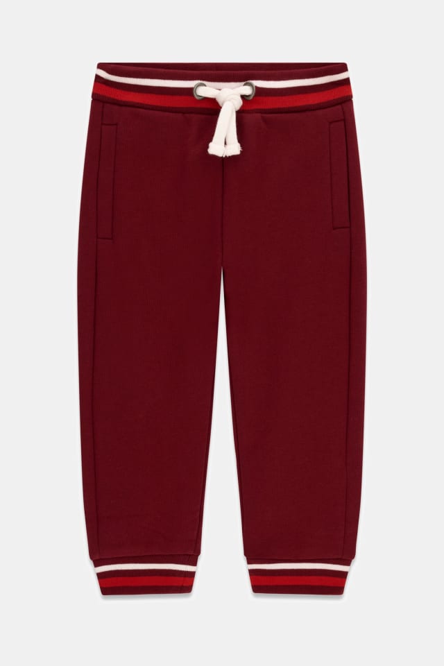 Pantalones con logo bordado