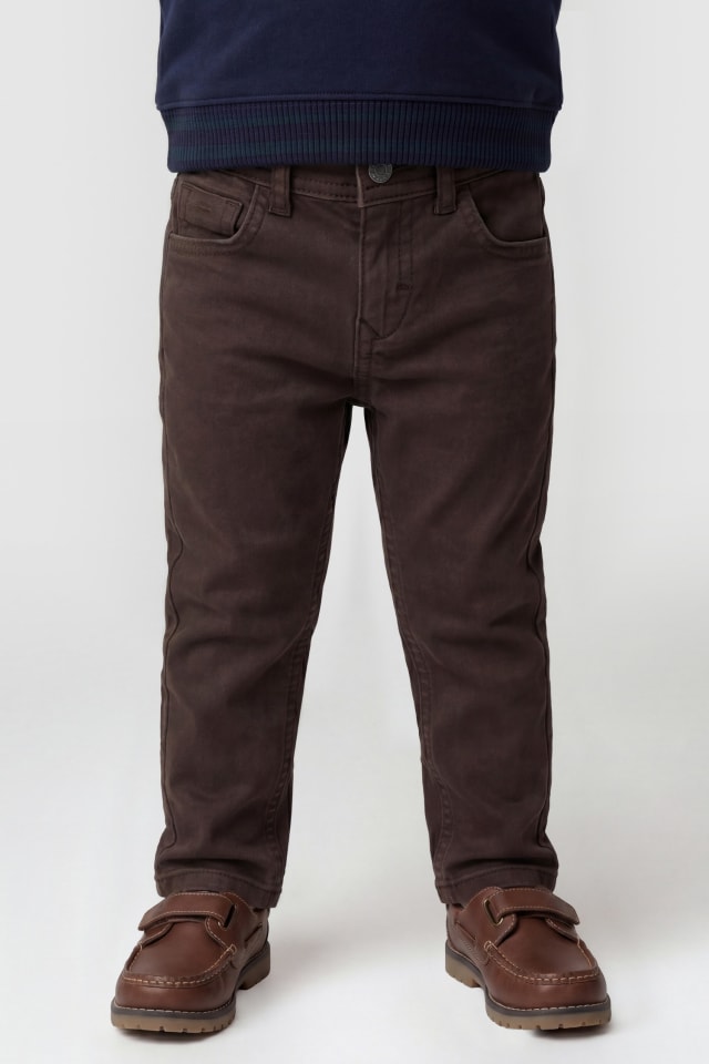 Pantalones Regular de Sateen
