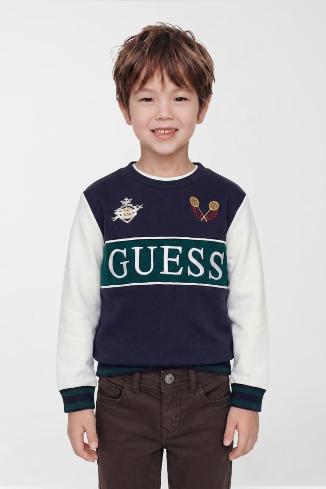 Sudadera con logo bordado