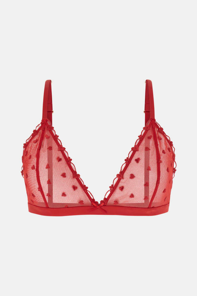 Sujetador triangular de malla Claire