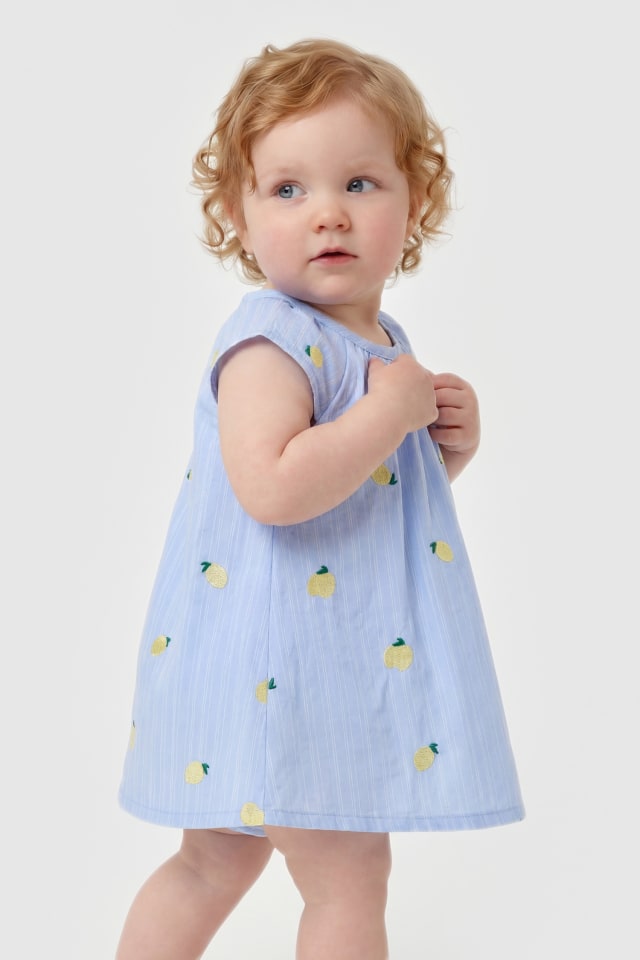 Embroidered dress bodysuit