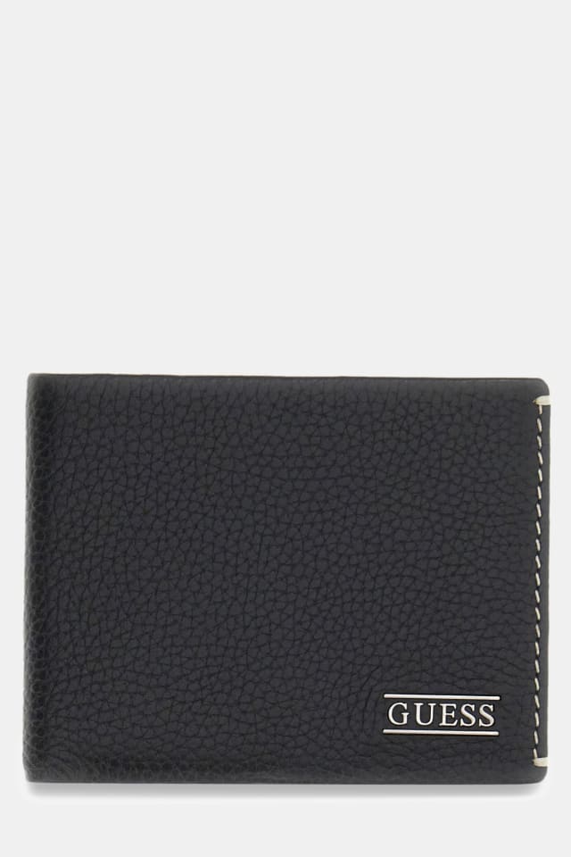 Cartera de piel auténtica Boston